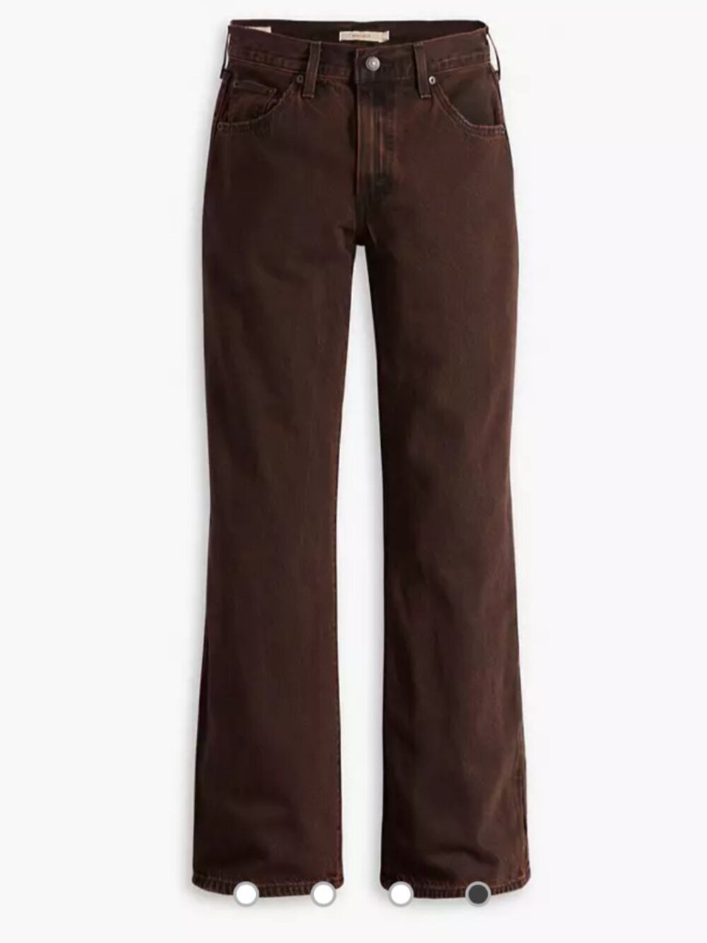 LEVI'S Premium 94 Baggy Bootcut Jeans Chicory Coffee Brown 25x31 Vintage 90s